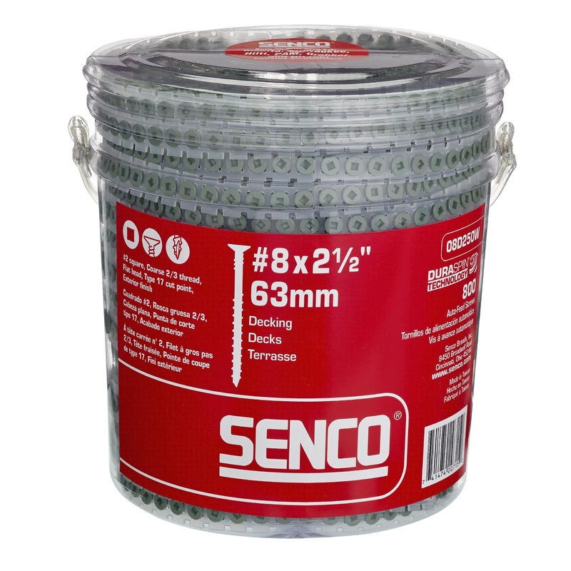 Senco #8 x 2-1/2 In. Decking to Wood Screw