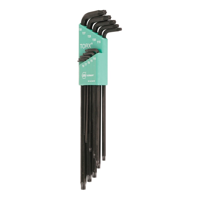 Wiha 36698 Torx L-Key Set, 10 Piece