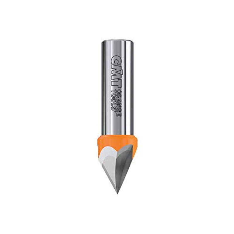 CMT 60-Degree V-Groove Bit, 1/2-Inch Diameter, 1/2-Inch Shank