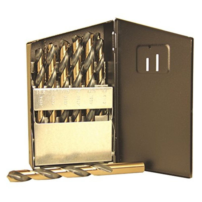 Norseman 135-Degree Split Point Magnum Super Premium Jobber 25-Piece Drill Set