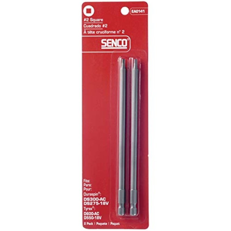 Senco EA0141#2 Square Bits - Duraspin Technology Integrated Auto-Feed Screw System