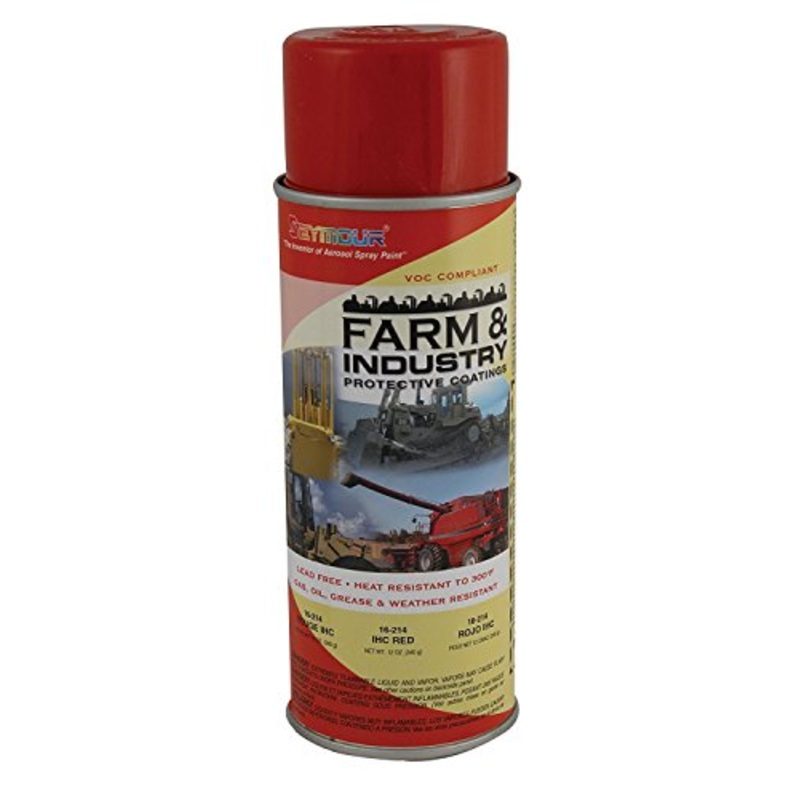 Seymour 16-214 Farm and Industry Enamel Spray Paint, Red
