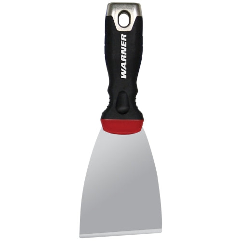 Warner Manufacturing 3" ProGrip Stiff Chiseled Scraper with Hammer Cap