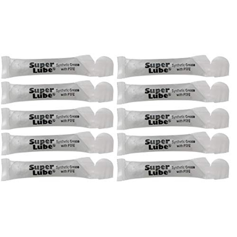 10 x Super Lube 82340 Multi Purpose Synthetic Grease USDA Dielectric PTFE 1 ml