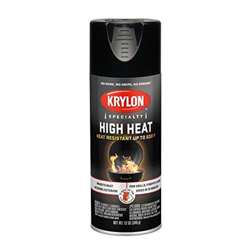 12 oz Krylon K01618777 High Heat Black Spray Paint