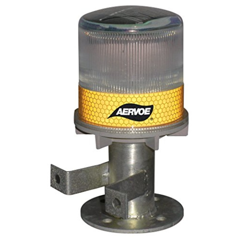 Aervoe Solar Strobe/Signal Light - Yellow