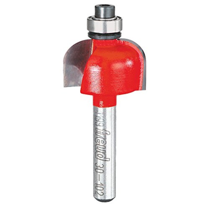 Freud 30-102: 1/4" Radius Cove Bit with 1/4" Shank
