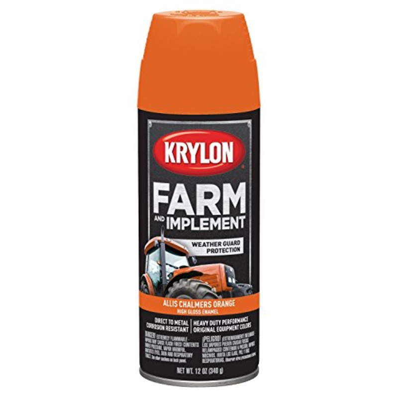 Krylon Implement Paint Aerosol Allis Chalmers Orange (AC Orange), 12 Ounce (Pack of 1)