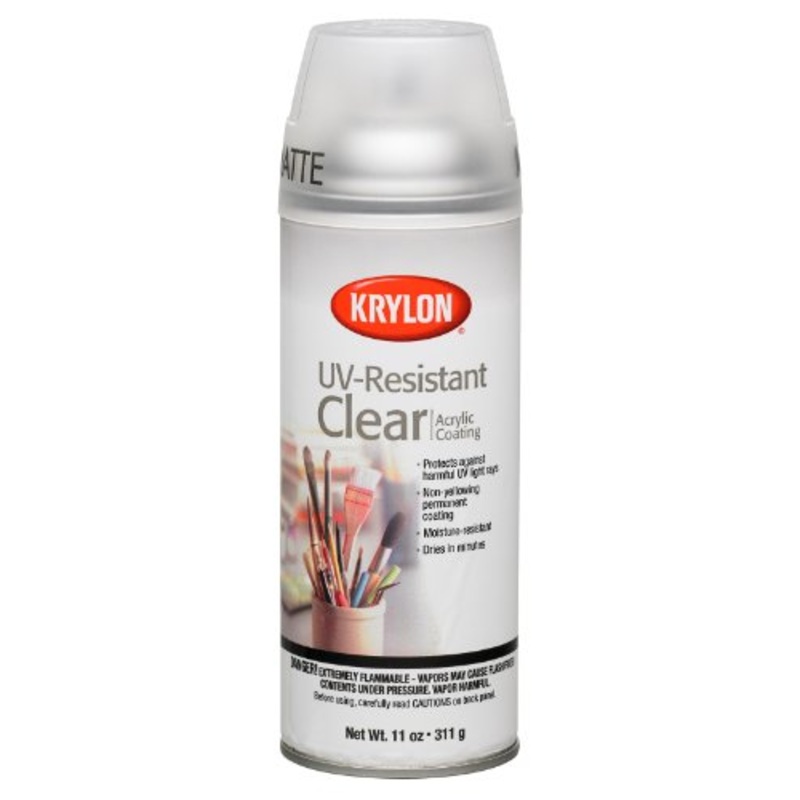 Krylon K01309 Gallery Series Artist and Clear Coatings Aerosol, 11-Ounce, UV-Resistant Matte Spray Paint, 11 ounce, 11 Oz