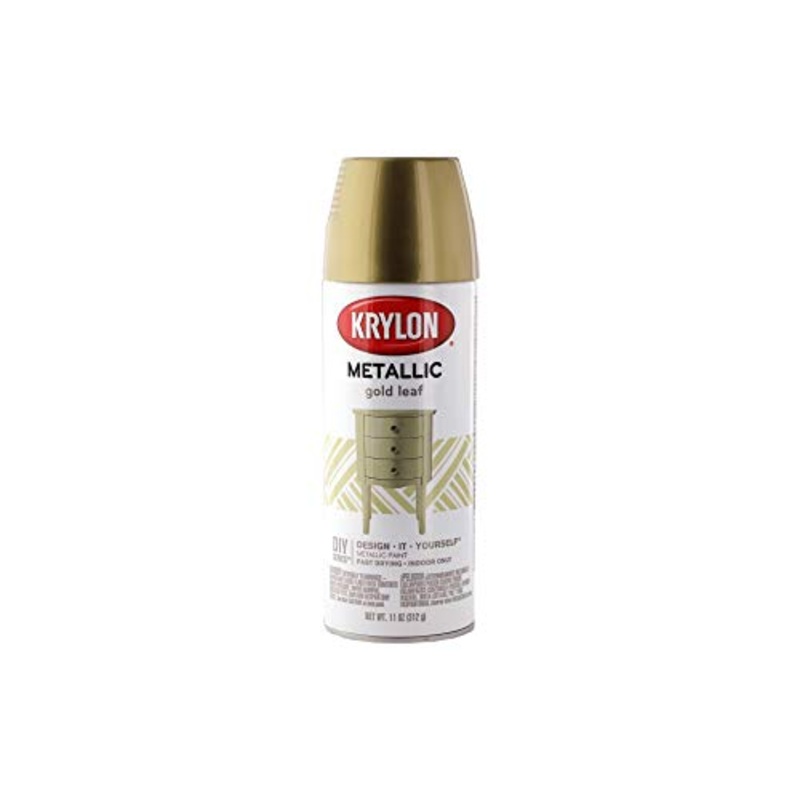 Krylon K02201007 brilliant Metallic Aerosol Paint, Golf Leaf, 11 ounce