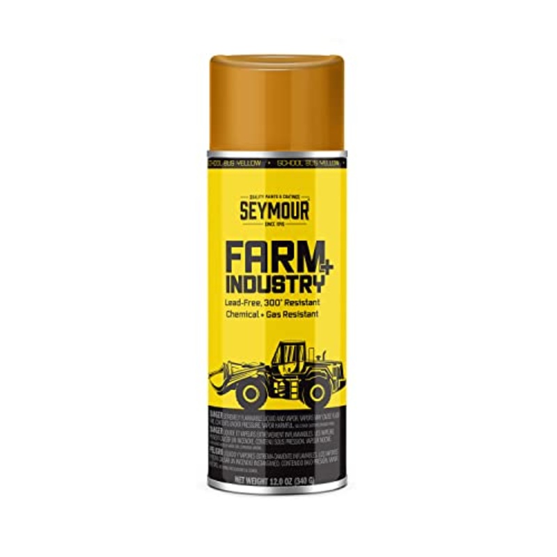Seymour 16-286 Farm and Industry Enamel Spray Paint, School Bus Yellow