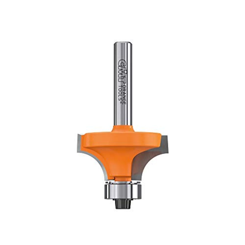 CMT Roundover Bit, 1/4-Inch Shank, 3/8-Inch Radius, Carbide-Tipped