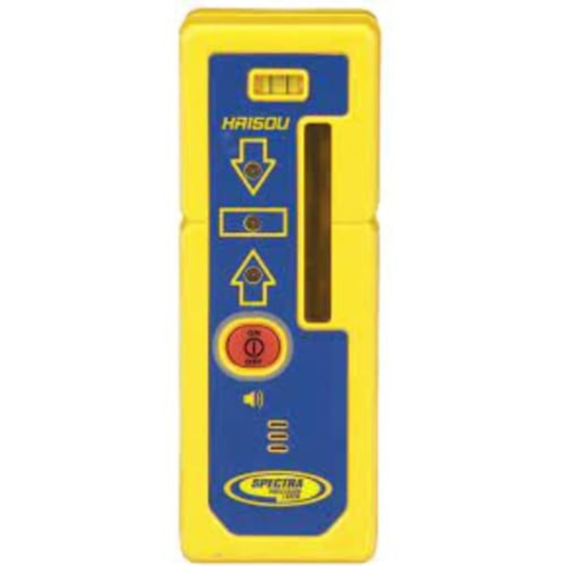 Spectra Precision Laser Receiver for Interior Leveling with red or green beam rotating lasers. Dual Sided LED Display, Magnetic Mount, Includes Rod Clamp and Alkaline Batteries