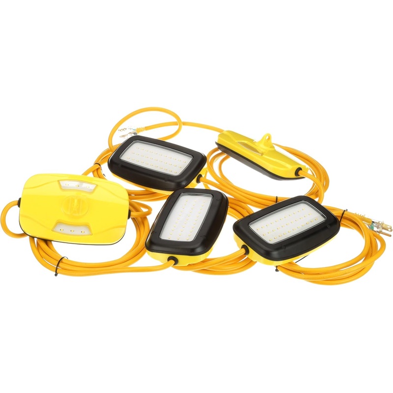 [ USED ] (Used/Like New) Southwire 7165SW 100 ft. 14/3 SJTW LED String Light; Yellow