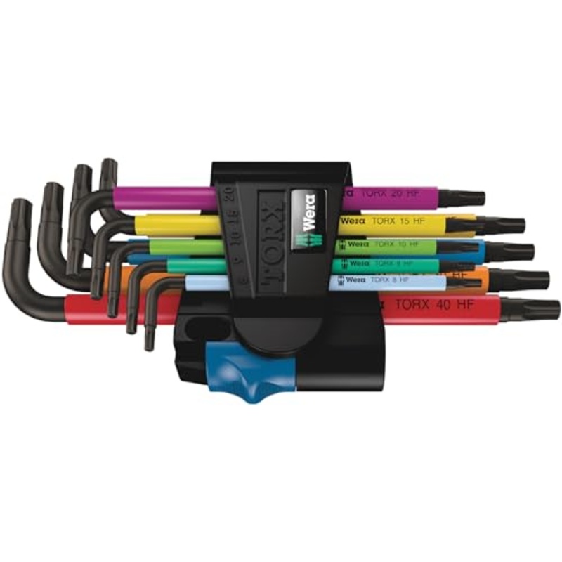 Wera Tools Torx L-Key Set 967 Sl/9 with Holding Function