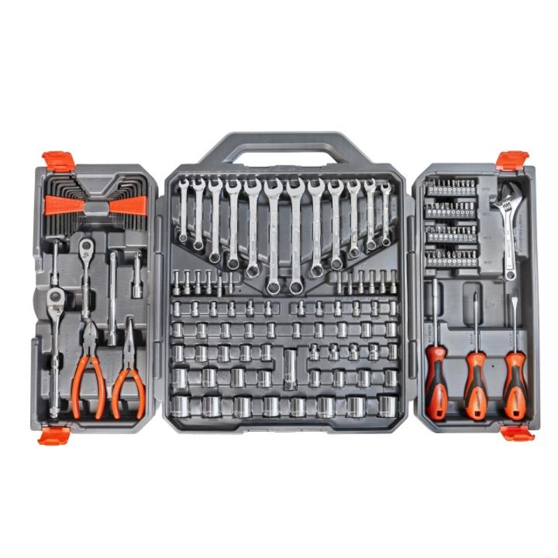 Crescent 150-Piece 1/4" and 3/8" Drive 6-Point SAE/Metric Professional Tool Set