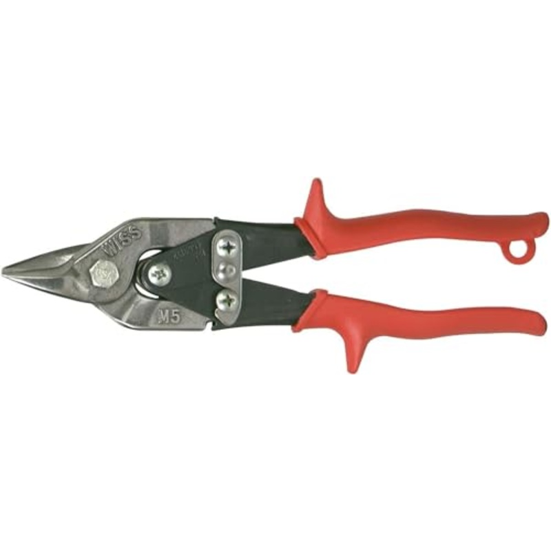 Crescent Wiss 9-1/4" Metalmaster Bulldog Snips - M5R , Red