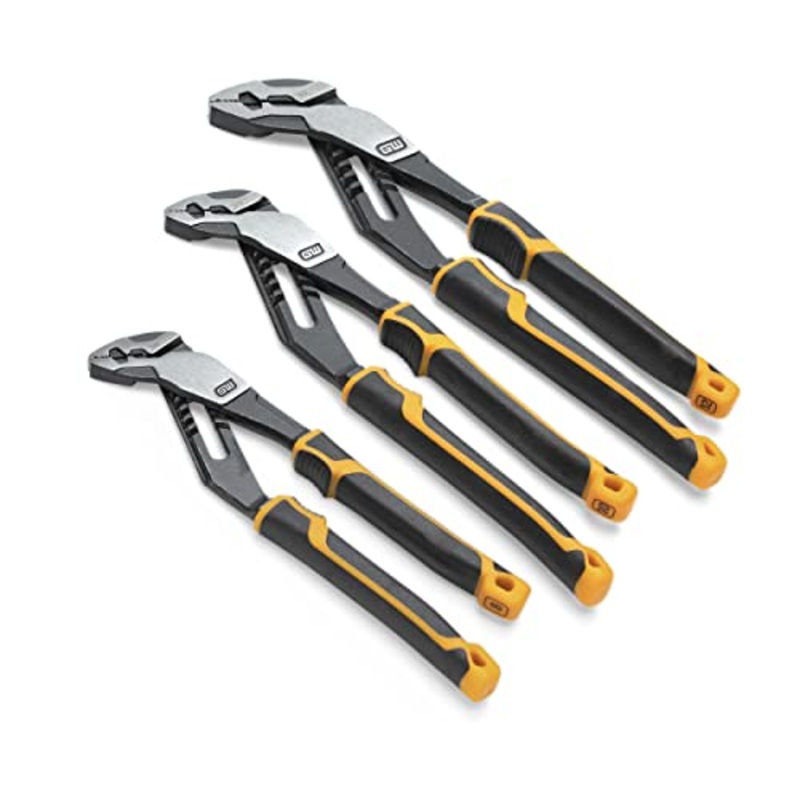 GEARWRENCH Pitbull Auto-Bite Tongue & Groove Dual Material Pliers with K9 Jaws