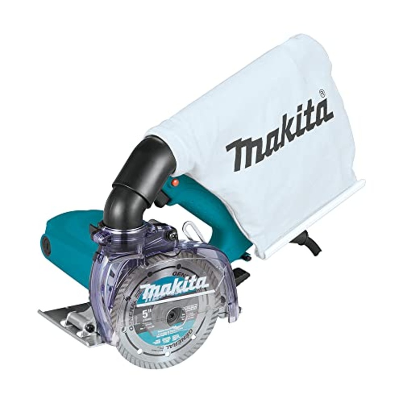 Makita 5" Dry Masonry Saw with Dust Extraction