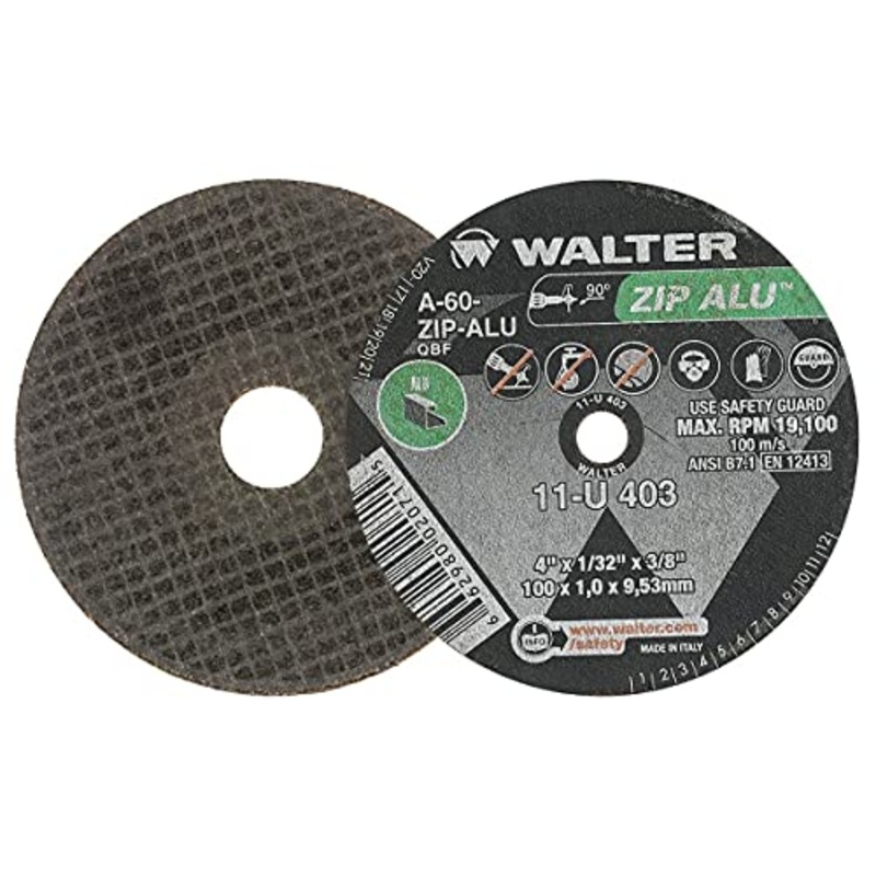 Walter 11U403 ZIP ALU Fast and Free Cutoff Wheel - [Pack of 25] Abrasive Wheel