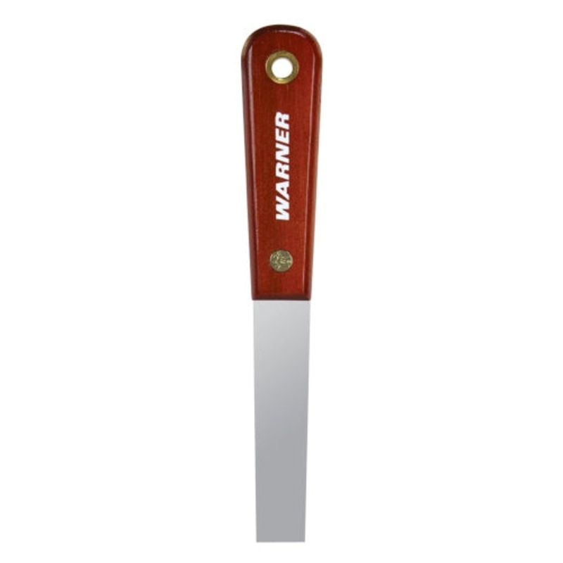 Warner 3/4" Full Flex Putty Knife, Carbon Steel, Rosewood Handle