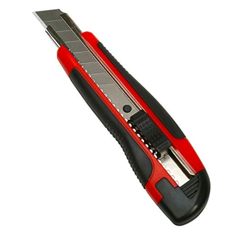 Warner 8-Point 18MM Ergo Snap-Off Blade Knife with 3 Blades, 119