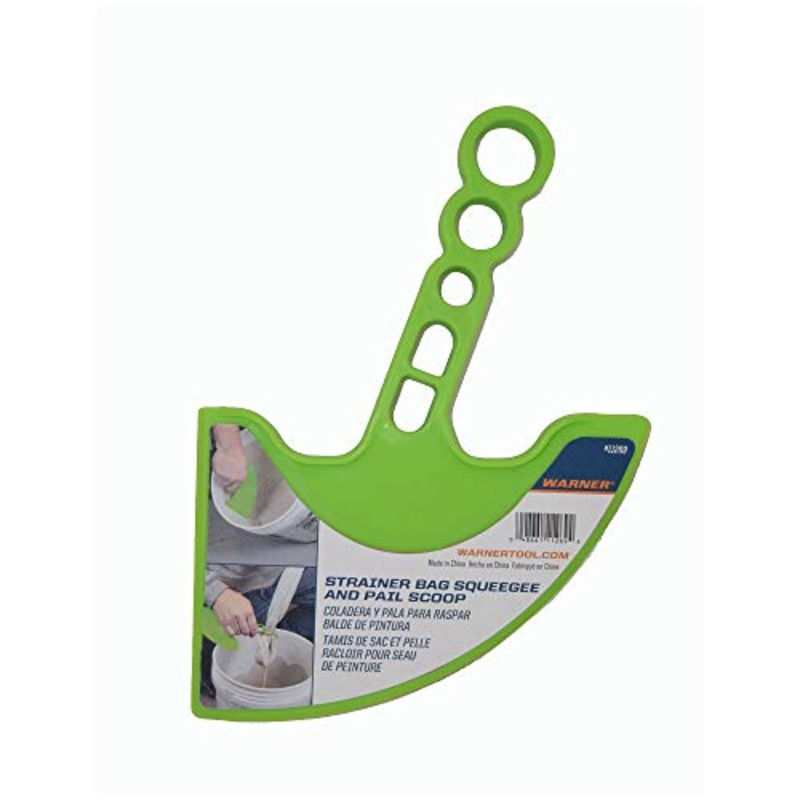 Warner Tool 11269 Strainer Bag Squeegee and Pail Scoop