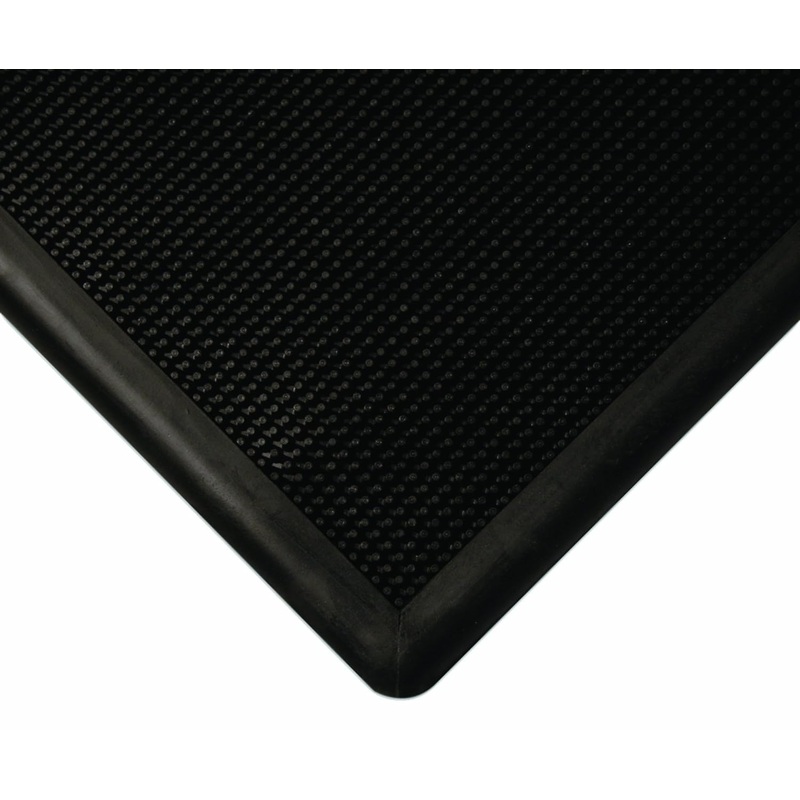 Wearwell Footbath Mat Shoe Sanitizing Mat. High Edges for Cleaning Solutions. 24" L x 32" W x 1/2" Thickness.