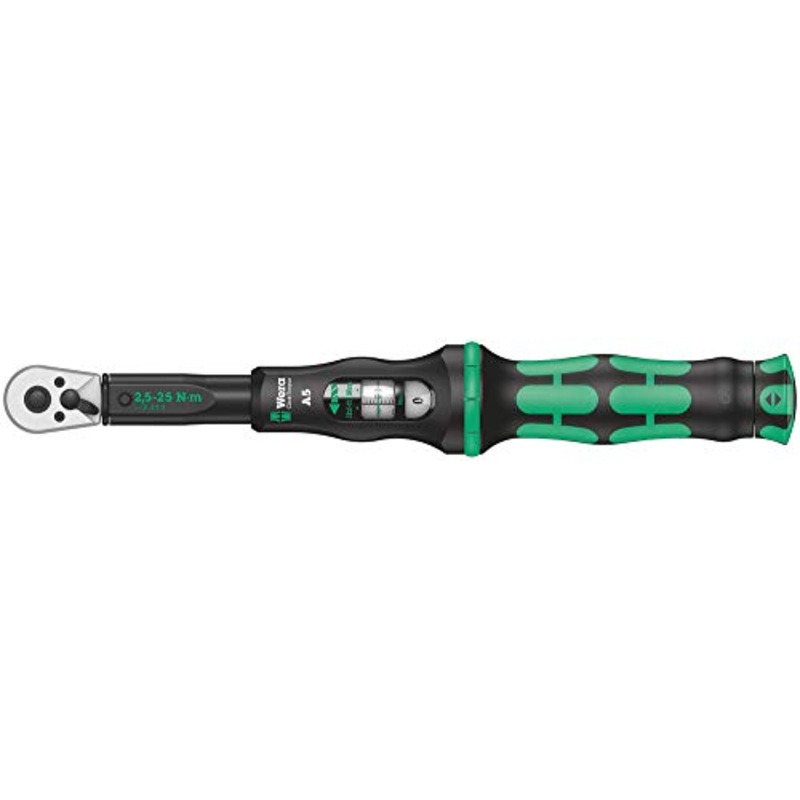 Wera Tools Click-Torque A 5 torque wrench with reversible ratchet, 2.5-25 Nm