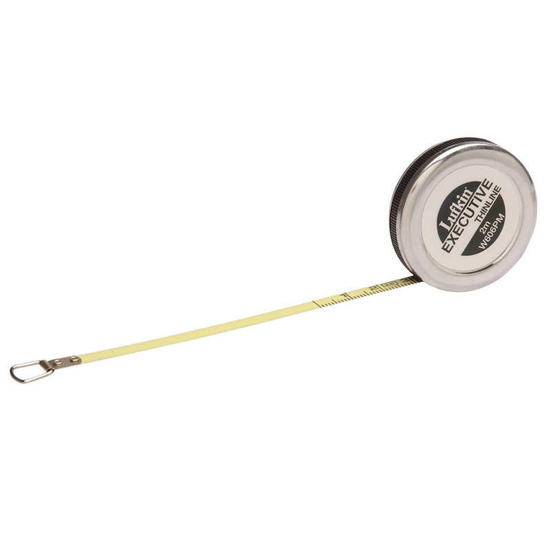 Crescent Lufkin 6mm x 2m Executive Diameter Yellow Clad A20 Blade Pocket Tape Measure
