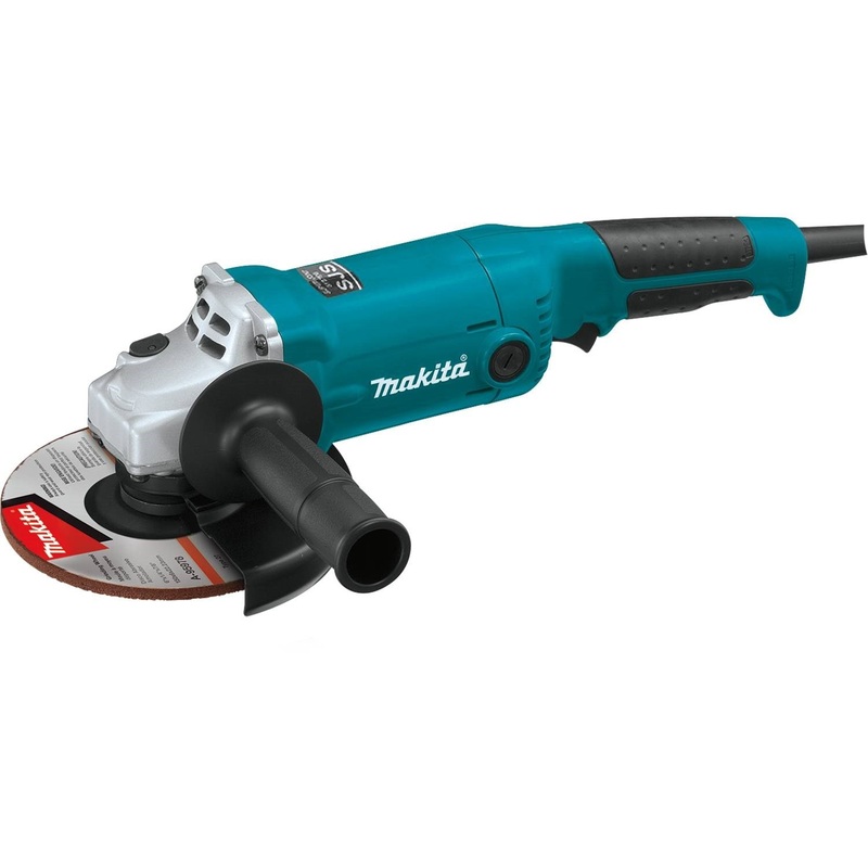 Makita GA6020 - 6" SJS Angle Grinder, 10.5 AMP, 10,000 RPM, 5/8"-11, AC/DC, no lock-off, no lock-on