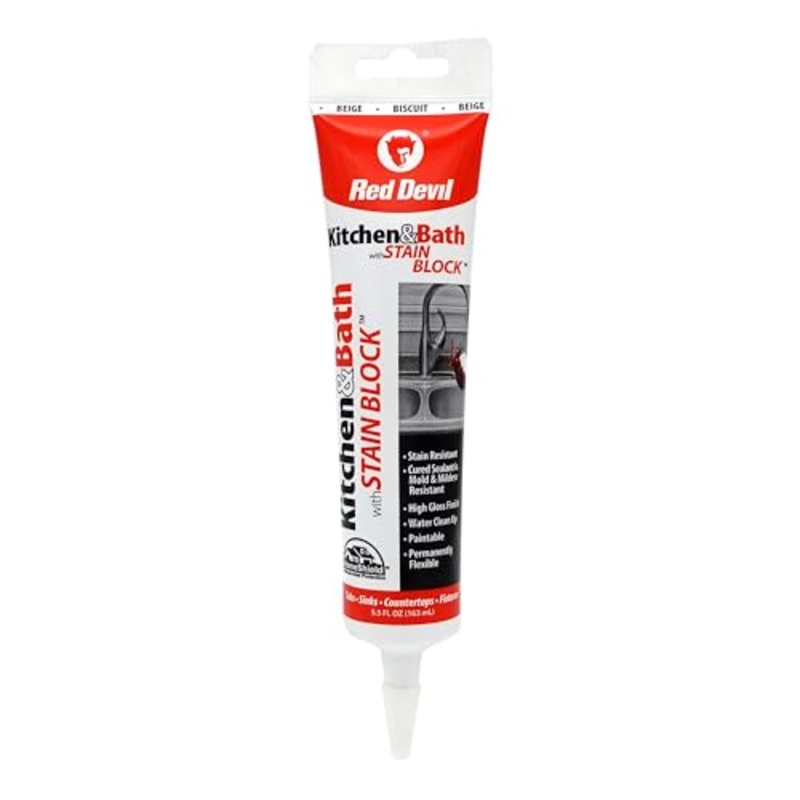 Red Devil Kitchen & Bath Stain Block Sealant (Biscuit Color)