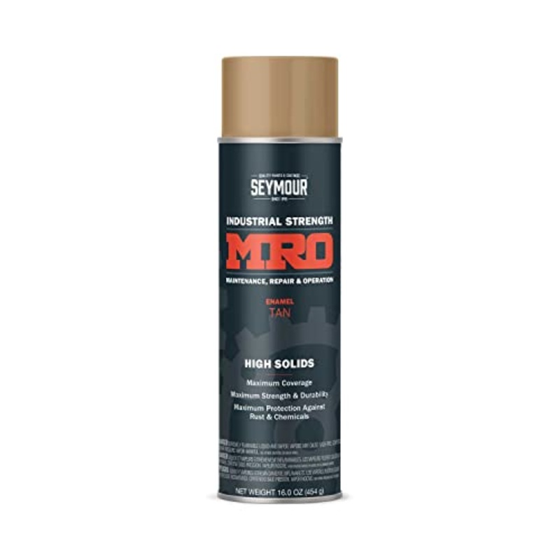 SEYMOUR 620-1435 Industrial MRO High Solids Spray Paint, Tan 16 Fl Oz (Pack of 1)