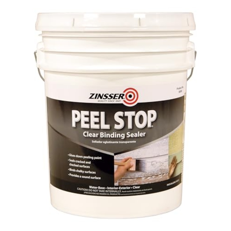 Zinsser 60000 Peel Stop Clear Binding Sealer & Primer, 5 Gallon, Clear