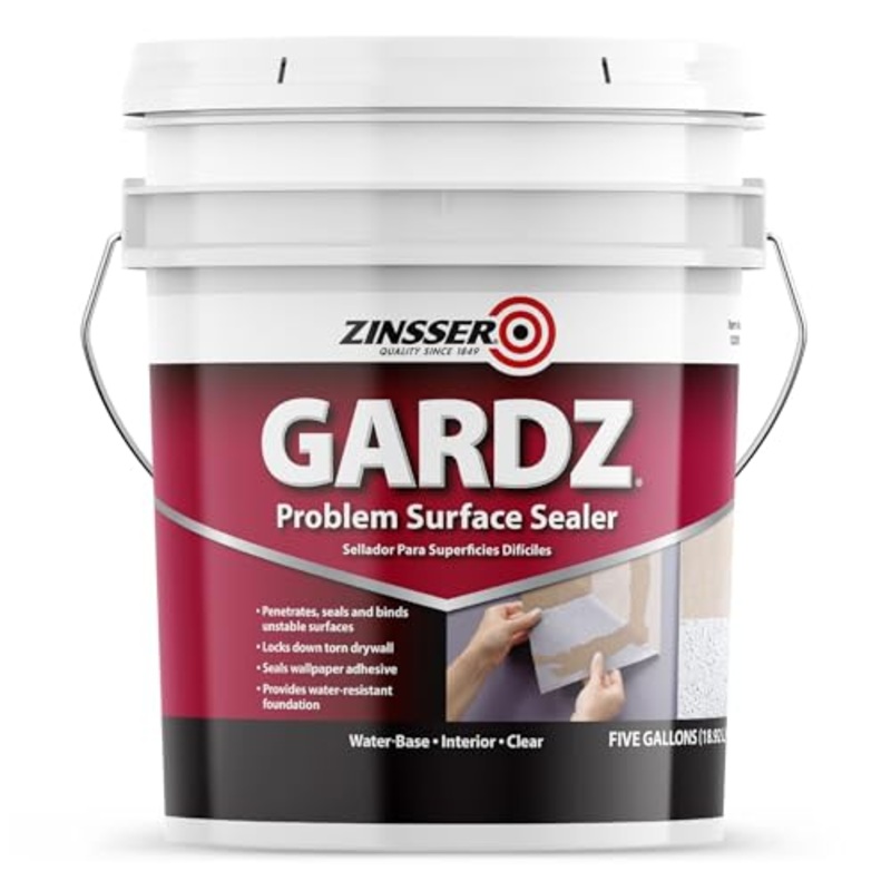 5 gal Zinsser 02300 Clear Zinsser, Gardz Water-Based Problem Surface Sealer