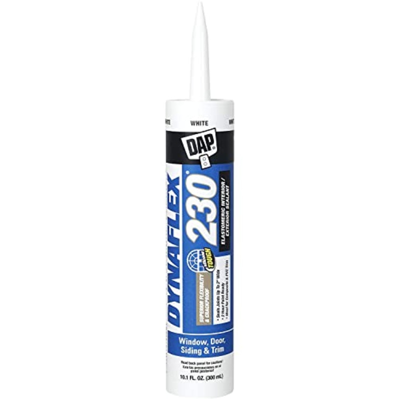 Dynaflex 230 10.1 oz. White Premium Elastomeric Exterior/Interior Window, Door and Trim Sealant