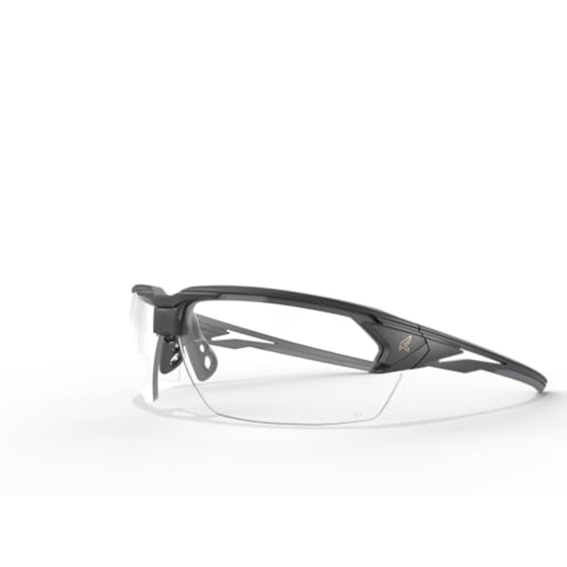 EDGE Pumori Z87 Rated Clear Safety Glasses: Men's Safety Glasses, Adjustable TPR, Non-Slip, Anti-Fog Safety Glasses, Flexible Polycarbonate Frames, Nylon Lenses, 99% UV Protection Men's Sunglasses