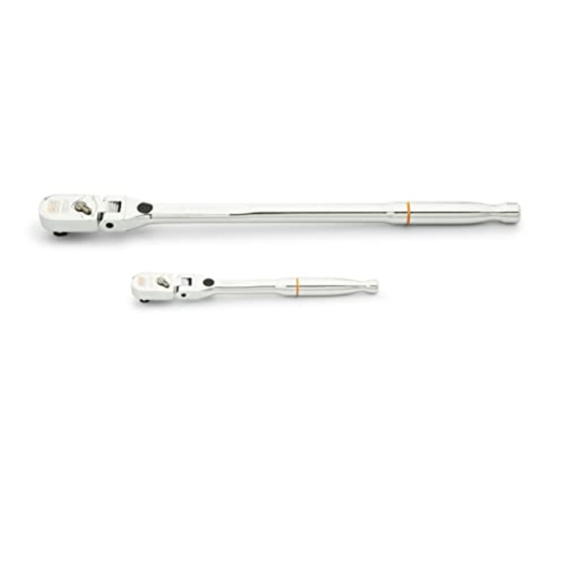 GEARWRENCH 120XP Ratchet Set 1/4 Inch & 3/8 Inch Drive Locking Flex Head 2 Pieces