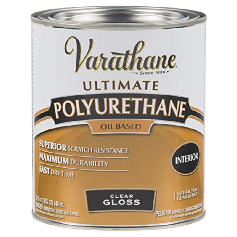 Rust-Oleum 9041H Oil-Based Ultimate Polyurethane, Quart, Gloss Finish