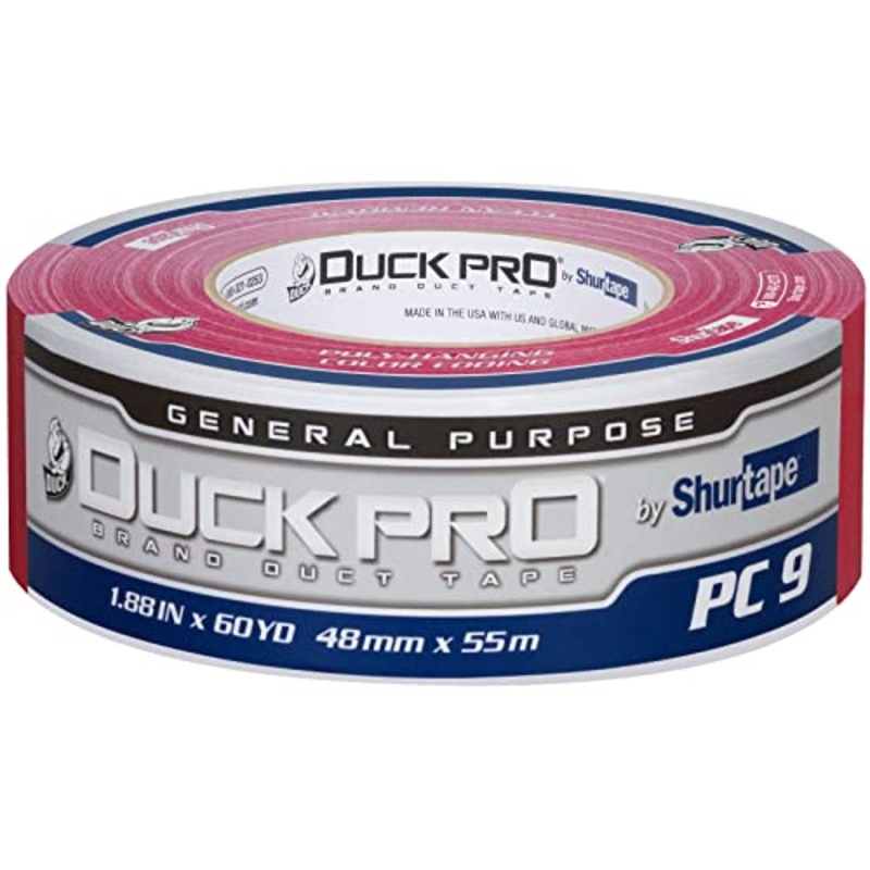 Shurtape Duck Pro Contractor Grade, Co-Extruded Cloth Duct Tape for Sealing, Seaming, Repair and Remodel