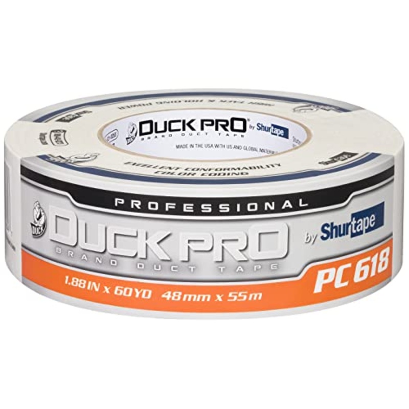 Shurtape Duck Pro Professional Grade, Industrial Colored Cloth Duct Tape for Industrial