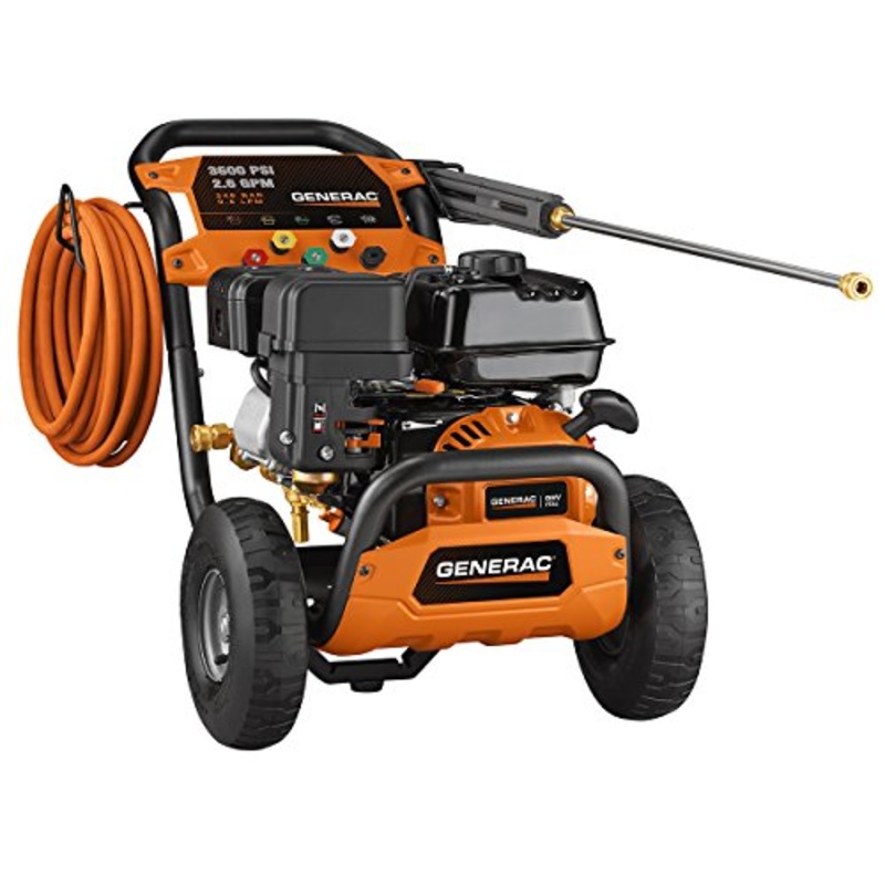 Generac 3600PSI 2.6GPM Professional Grade Pressure Washer (Model 6924)