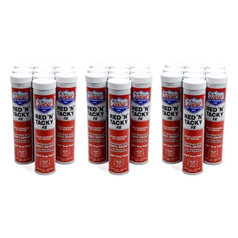 Lucas 10005-30PK Red N' Tacky Grease, (Pack of 30)