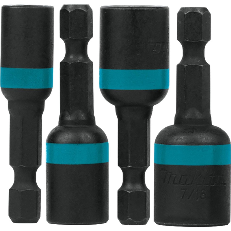Makita (A-97639) Impact X 4 Pc. 1-3/4 Magnetic Nut Driver Set