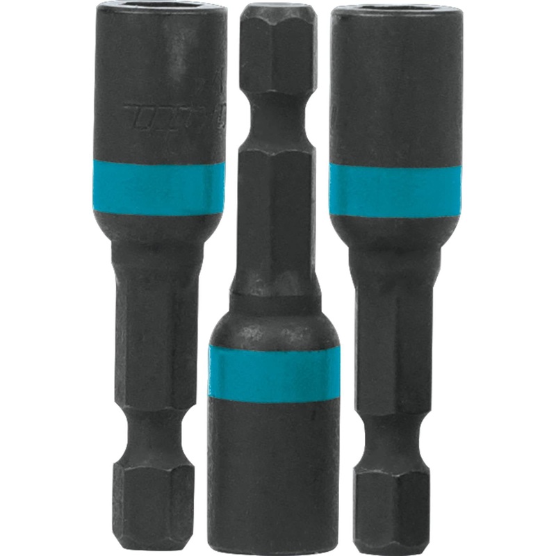 Makita (A-97645) Impact X 1/4 x 1-3/4 Magnetic Nut Driver (3-Pack)