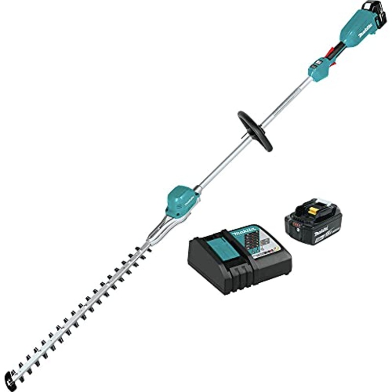 Makita (XNU02T) 18V LXT LithiumIon Brushless Cordless 24" Pole Hedge Trimmer Kit (5.0Ah)