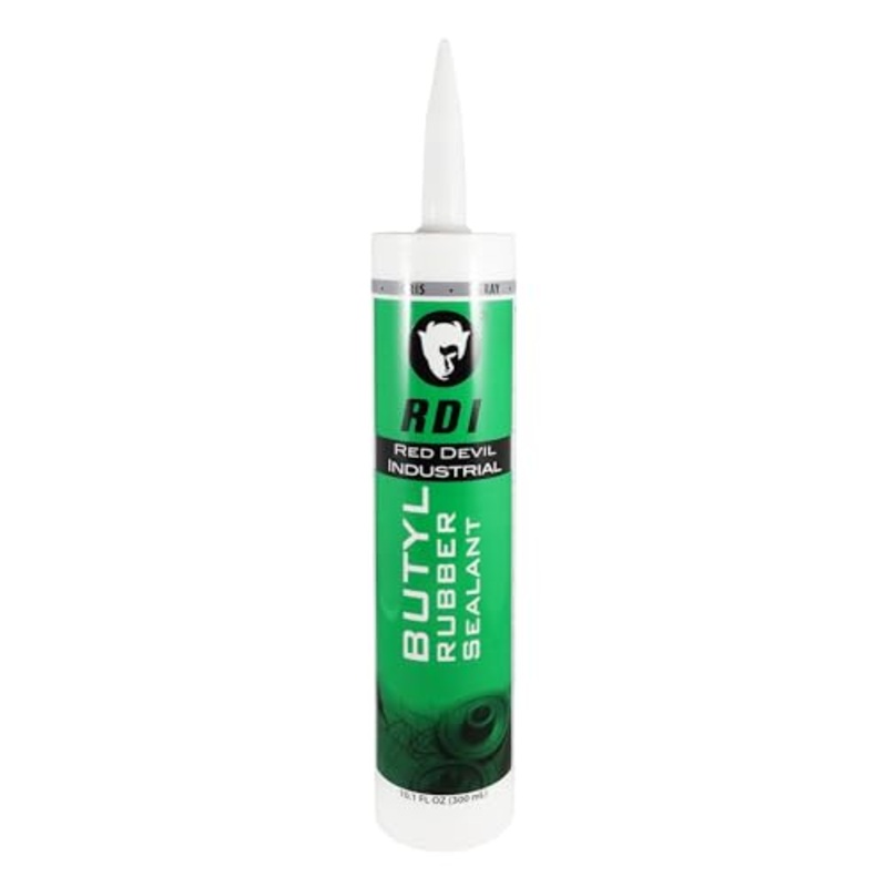 Red Devil 0697GI RD Pro Butyl Rubber Sealant, 1-Pack, Gray