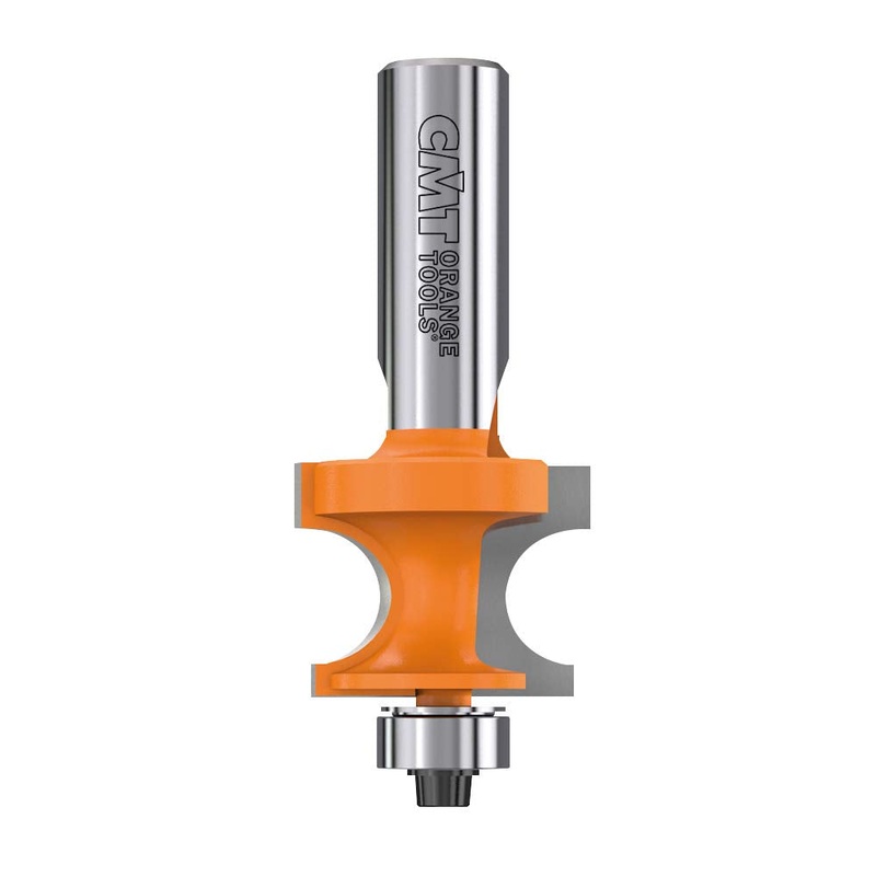 CMT 861.564.11 Corner Beading Bit, 1/2-Inch Shank, 1/4-Inch Radius,Orange