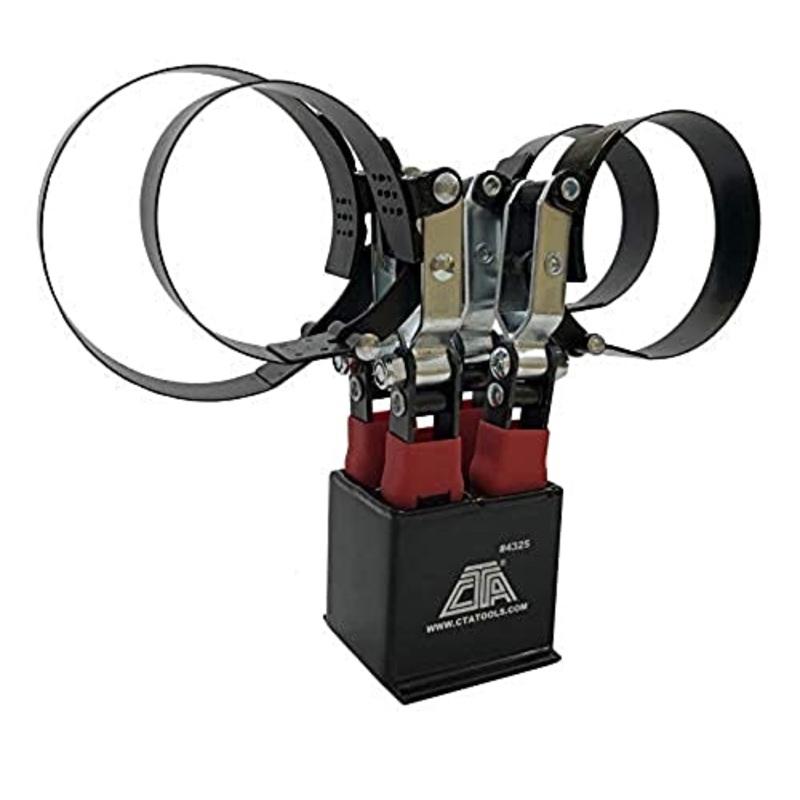 CTA Tools  4325 Oil Filter Wrench Set with Stand  Passenger Vehicle Applications (4-Piece)