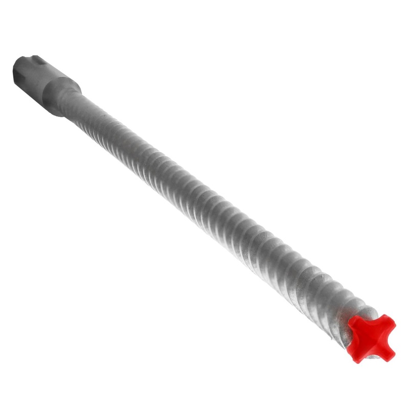Diablo Rebar Demon SDS-Max 4-Cutter Full Carbide Head Hammer Drill Bit - 1/2" Diameter, 29" Length, 24" Working Length - DMAMX1040